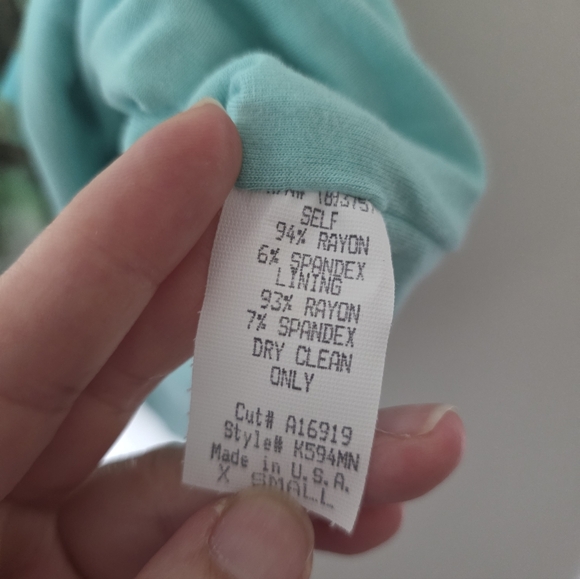 Nwot Sky Brand crystal rhinestone cutout strapless dress Size Xtra Small-flawed - Picture 7 of 7